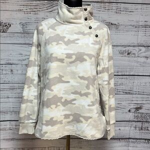 Camouflage Button-Up Fleece